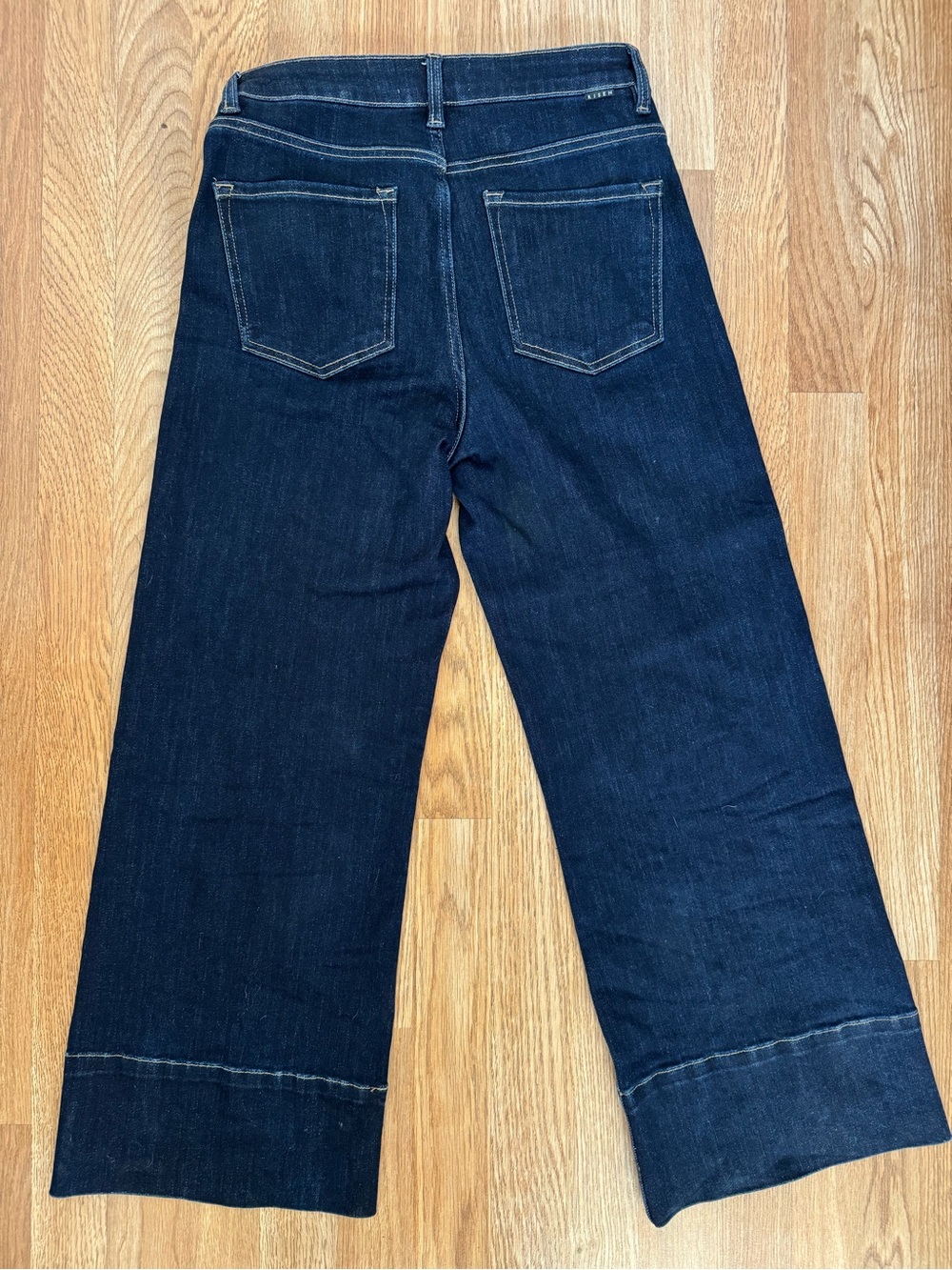 Risen Jeans Wide Leg Dark Blue Women’s Jeans - Picture 2 of 4
